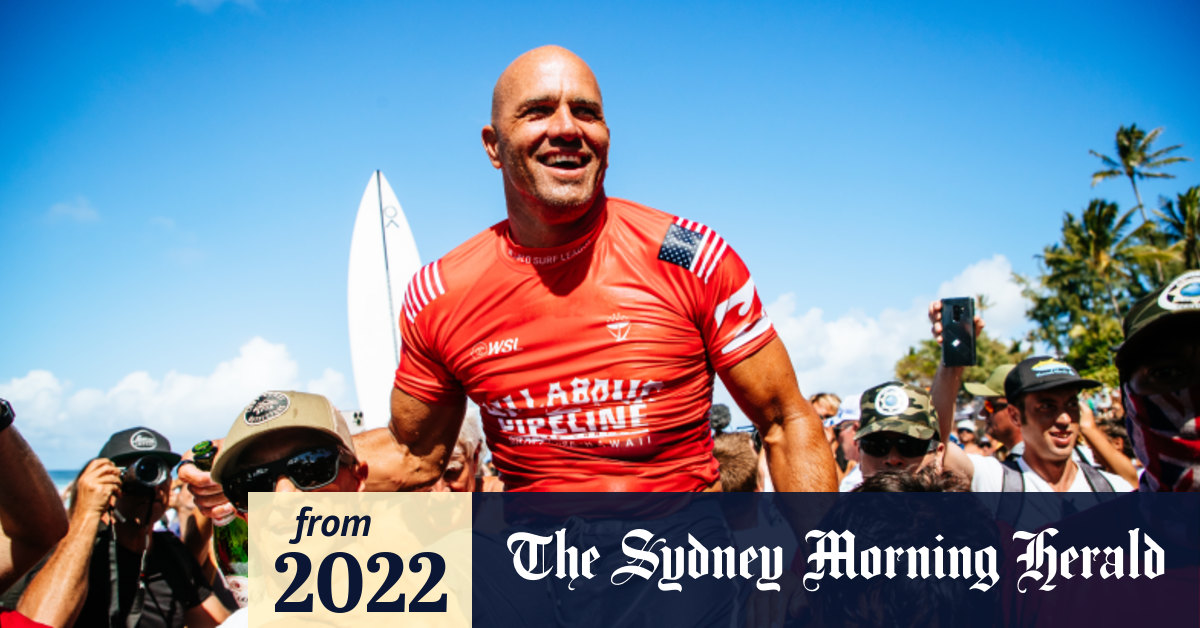 Surfing Kelly Slater wins an incredible eighth Pipeline title, six days before his 50th birthday